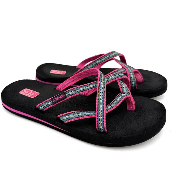 Teva Mush Women's Olowahu Sandals Size 8 - Picture 1 of 7